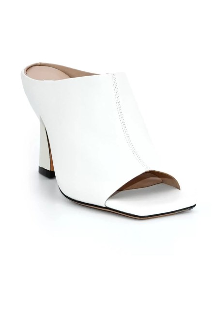 Mules Pamelia Heels 0116001250 bs white