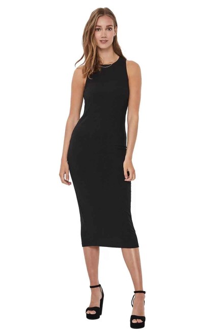 Φορεμα Awlavender Sl O-Neck Calf 10230437 C-N10 black