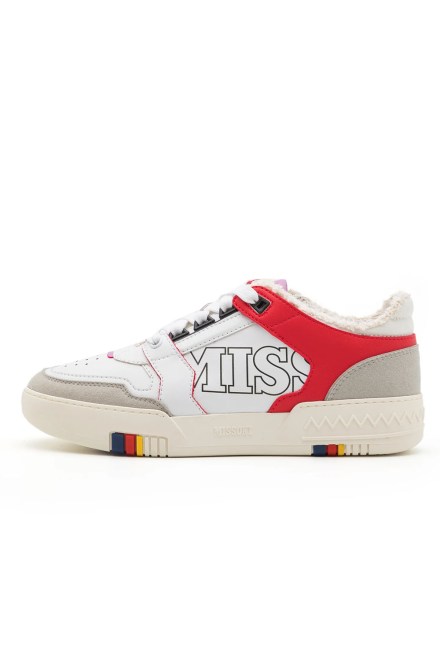 Sneakers Basket 90' Logo SHMISBAL 205w-white & red