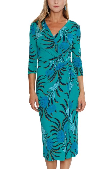 Φορεμα Dvf Borris Dress DVFDL3Q014SFLGN B2389 september floral large green