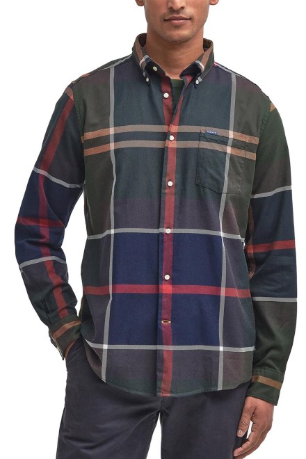 Πουκαμισο Dunoon Tailored Tartan MSH4980 tn51 ancient