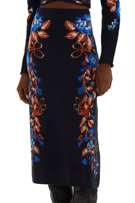 Φουστα Bow Garden Knit Midi 356196-26118 bow garden blue