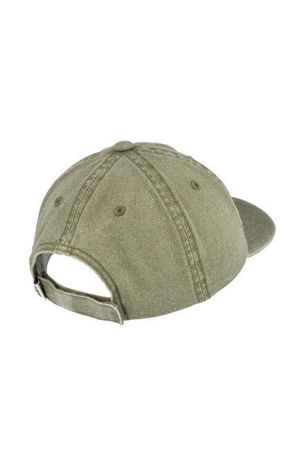 Hat Icon Eyes Pigment 6 Panel Velcro Back 100580391 KHA pigment khaki