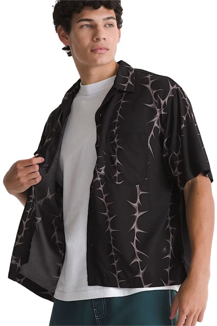 Shirt Van Doren Printed Camp VN000T9UBLK black
