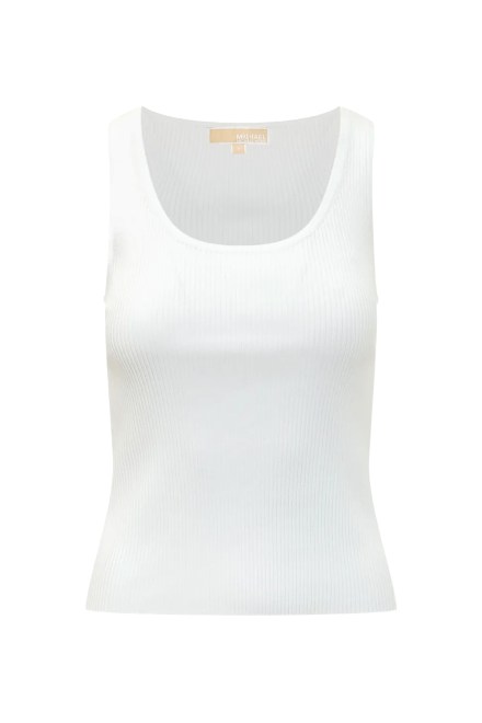 Top Racer Back Scoop Nk Tank MS661545ZV 100 white
