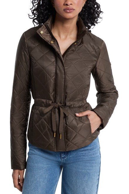 Μπουφαν Eco Belted Puffer MT520IB3SB 201 chocolate