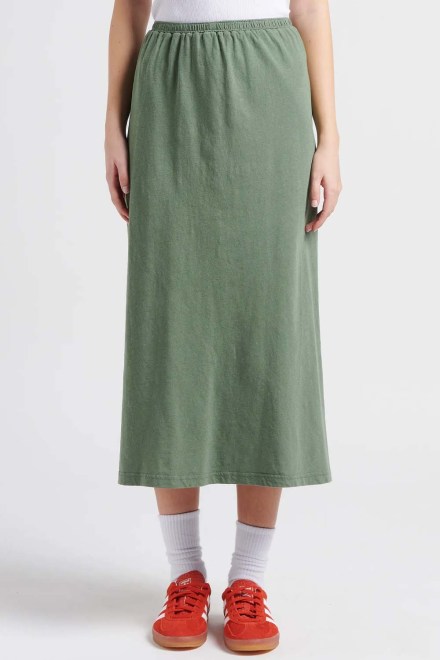 Φουστα LOP13A vert de gris vintage