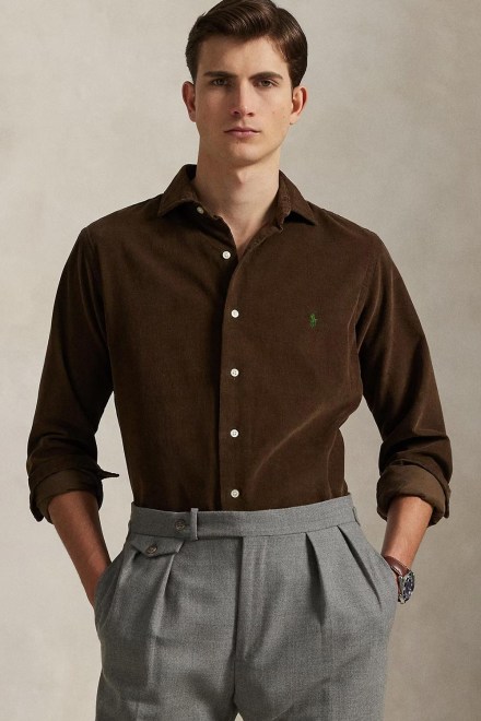 Shirt Cuestbbppcs-Long Sleeve 710P00518003 200 brown