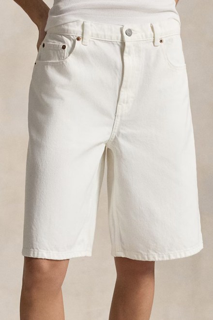 Βερμουδα 3X1 Rigid Denim-Wvn 211A12966001 100 white