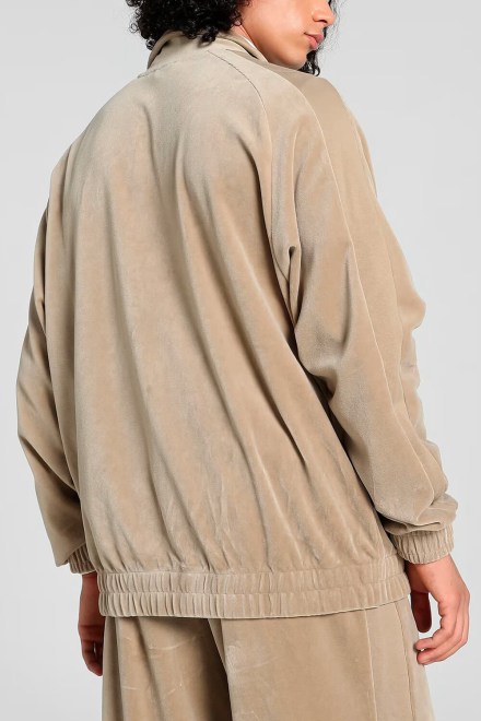 Ζακετα T7 Oversized Velour Track Jacket 626712 67 oak branch