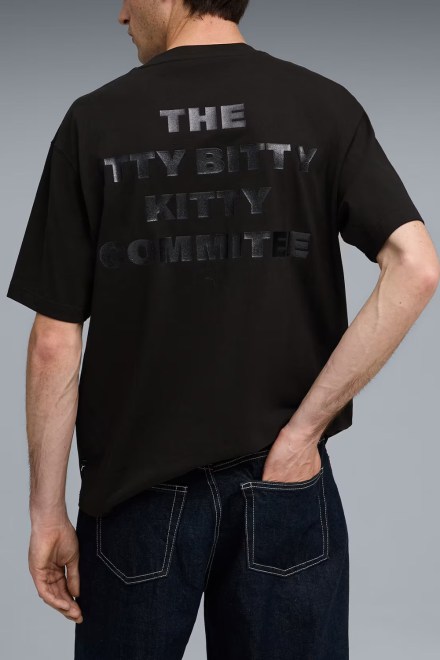 T-Shirt Graphic Itty Bitty Tee 632363 01 puma black