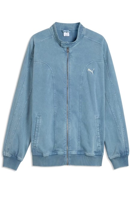 Ζακετα T7 Relaxed Washed Twill Track 636718 34 cool blue