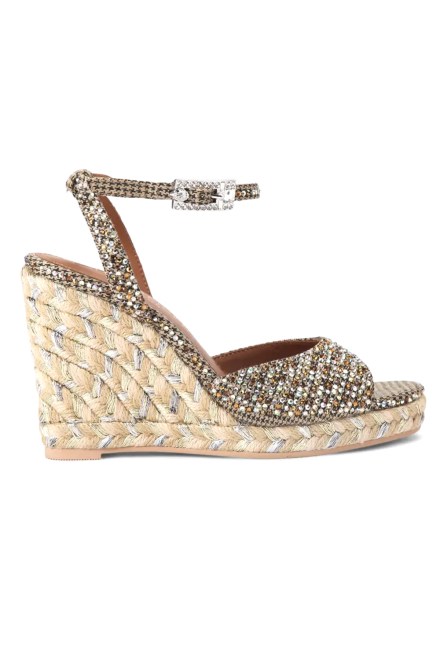 Platforms Espadrille Wedge 5601043609 43-beige comb