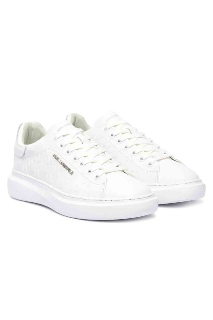 Sneakers Kore Monogram Emboss Lo KL56549K 01w-white lthr / mono