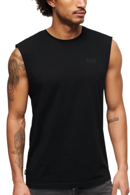T-Shirt D4 Ovin Essential Logo M6010820A 02a black