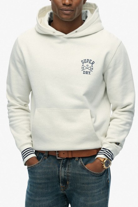 Sweatshirt D1 Ovin Athletic Club Hood M2014280A 71d off white