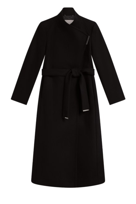Παλτο Rose Mid Lengthed Wool Wrap 282071 black