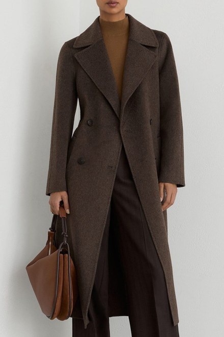 Παλτο Rene Long Db Blindseam 65109716 mocha brown