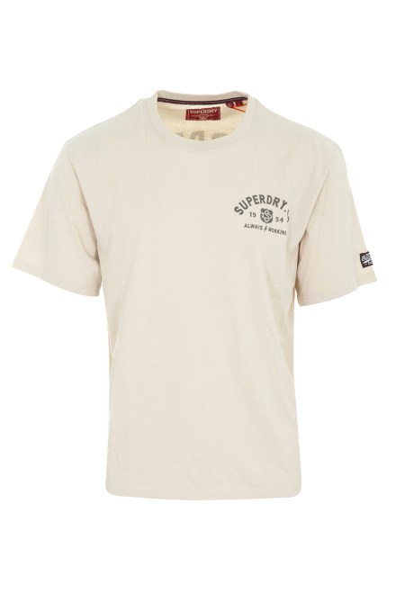 T-Shirt D3 Ovin Heritage Biker Loose M1012350A 1ki rainy day grey