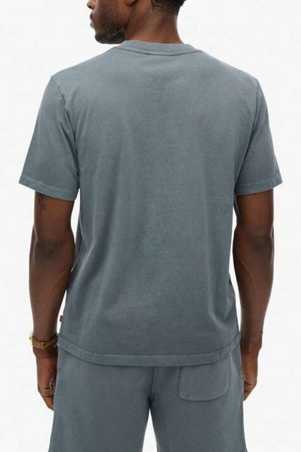 T-Shirt D2 Ovin Micro Logo M1012366A 9vc stormy weather blue