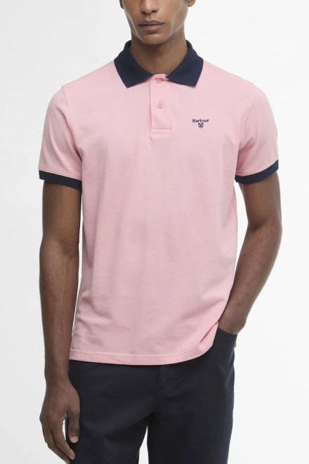 Polo Lynmouth Tipped Tailored Fit MML1449 pi95 mineral pink