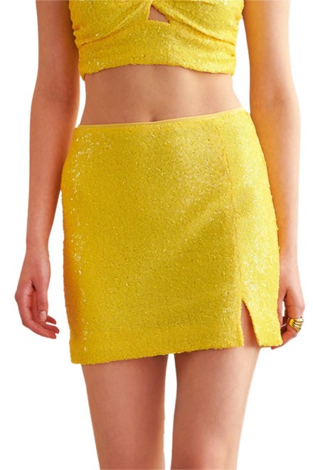 Φουστα S24T8107 yellow