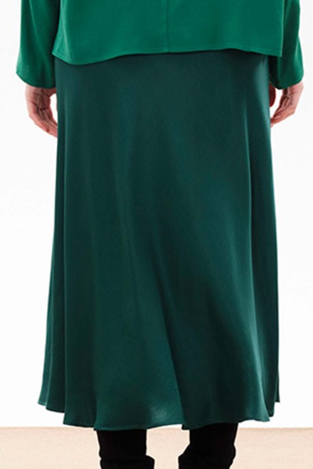 Φουστα ''In The Flow'' Bias Cut Midi Skirt W232203 13298-emeraldgreen