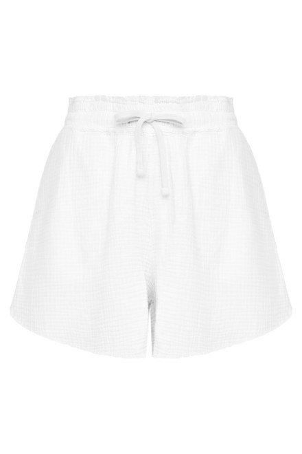 Σορτς Relaxed With Raw Edges DLWB000018 white