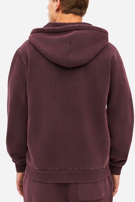 Zip-Hood Regular Fit Fullzip DLMF000180 vintage cocoa