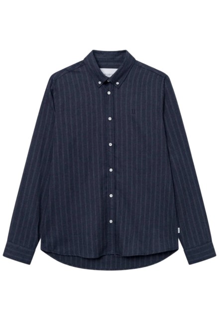 Shirt Desert Reg Stripe LDM410187 460215-dark navy/ivory