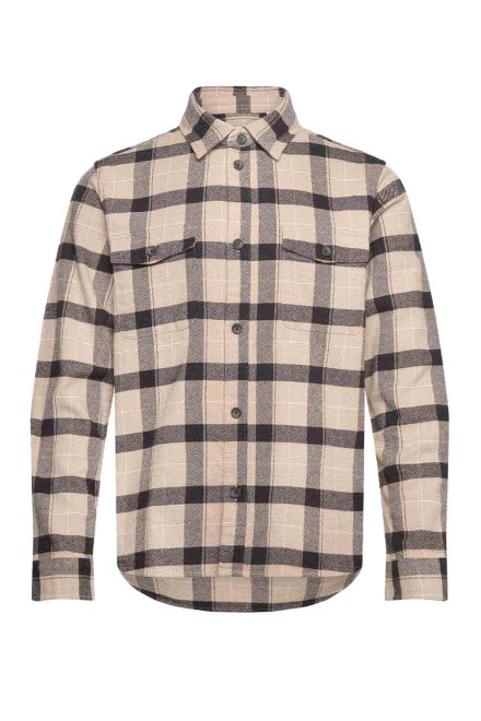 Shirt Lennon Flannel Check Overshirt LDM410199 215528-ivory/rosin