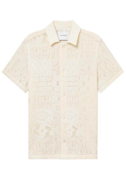 Shirt Hector Lace Ss LDM401098 215215-ivory