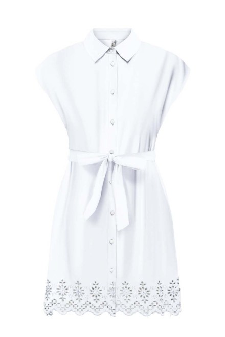Φορεμα Onllou Life Emb S/S Ptm 15314411 11-0601 TCX bright white