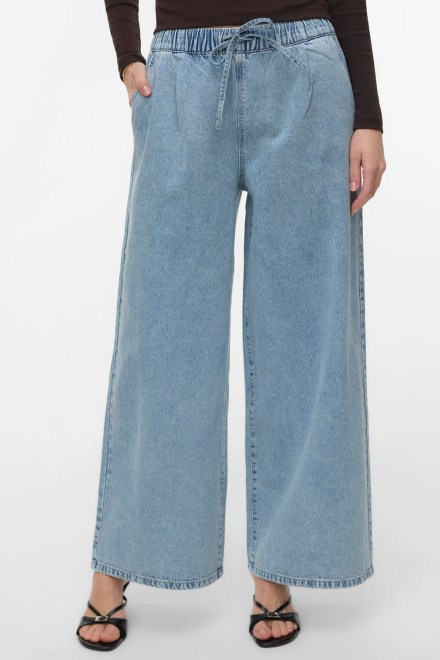 Jeans Vmvaleria Mr Wide Pull Up 10340282 BS000065 medium blue denim