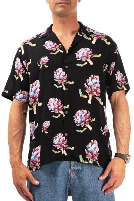 Shirt Jjlemon Resort Ss 12290031 C-N10 black