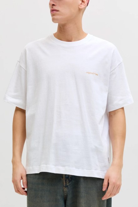 T-Shirt Jormontauk Back Graphic 12290892 11-0601 TCX bright white/bandana