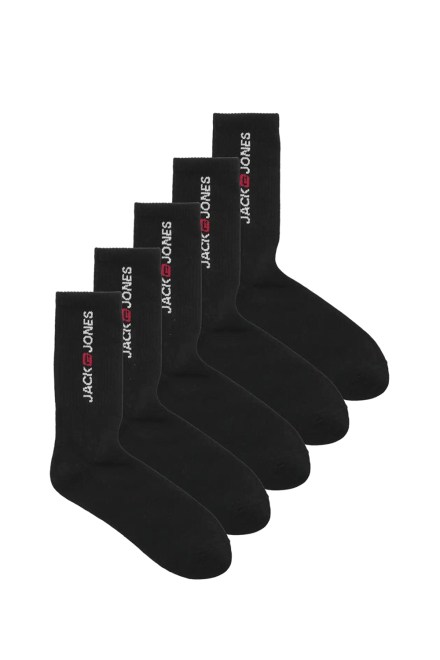 Καλτσες (Σετ 5τμχ) Jaccorp Old Logo Tennis 12299302 C-N10 black