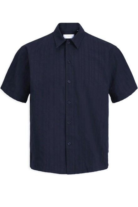 Shirt Jorriviera Texture Ss 12295295 19-3922 TCX sky captain