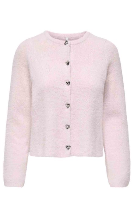 Cardigan Onlkerry Piumo Button 15374812 13-2803 TCX pale lilac