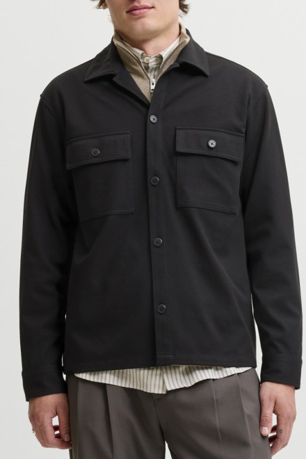 Πουκαμισο Jjewilliam Overshirt 12306252 C-N10 black