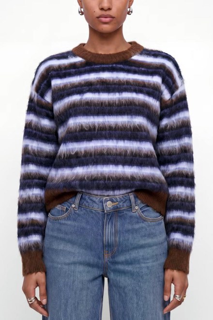 Pullover Jxcalista Neck 12276486 19-1116 TCX carafe