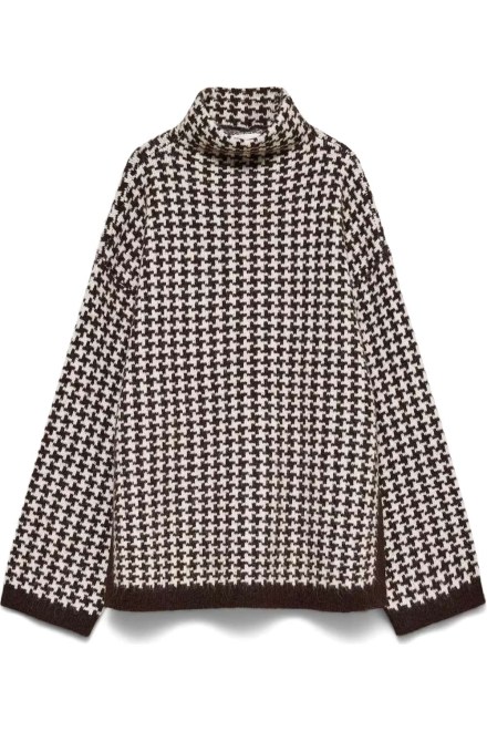 Pullover Vmcomo Funnelneck 10352115 19-1109 TCX chocolate torte