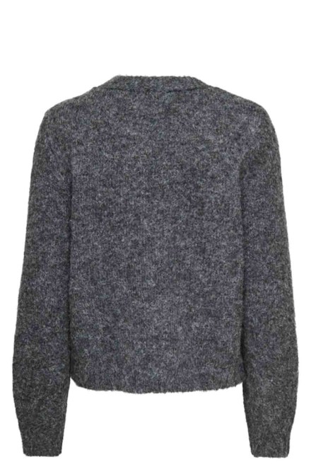 Cardigan Onlzaggie Button V-Neck 15382143 BS000088 dark grey melange