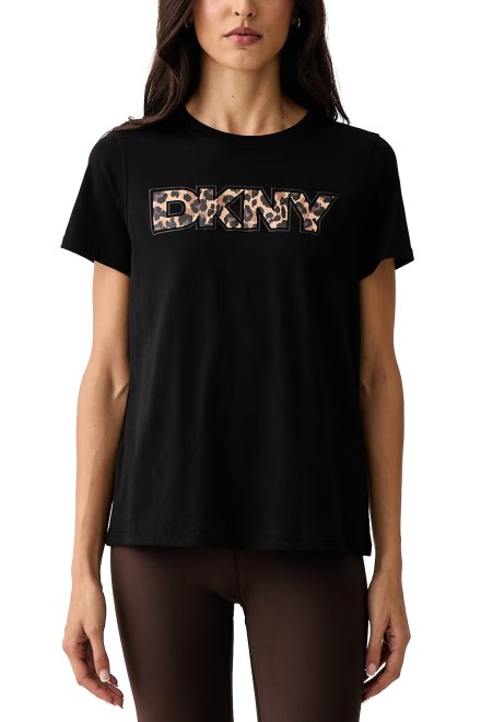 T-shirt Logo DP6T1830 BLK black