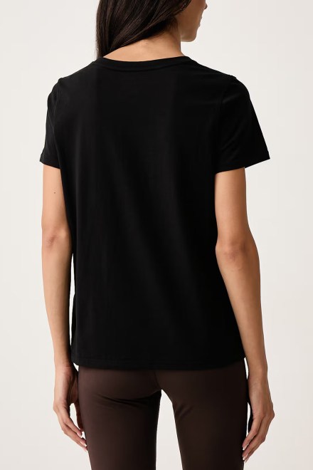 T-shirt Logo DP6T1830 BLK black