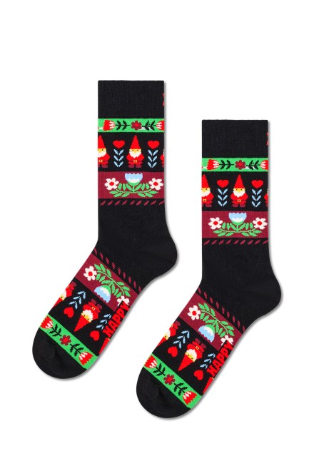 Socks Folklore Christmas Stripe P006141 multicolor