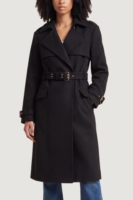 Καμπαρτινα Eve Melton Trench W6BL51W4138 jblk jet black a996