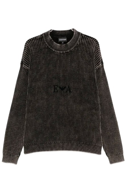Πουλοβερ EM006450AF29845 F6008 dark brown