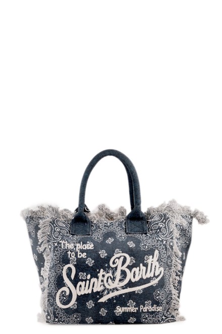 Bag Vanity Shoulder VANI001-09488L bandanna round den emb