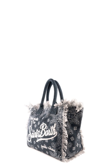 Bag Vanity Shoulder VANI001-09488L bandanna round den emb